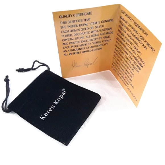 NWOT Keren Kopal Egg Pendants, Green Color (Sold Separately) - Picture 5 of 5